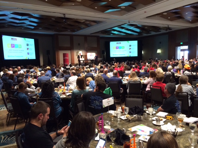 Full crowd view of TBJ's 2016 Best Places to Work