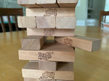 Jenga blocks
