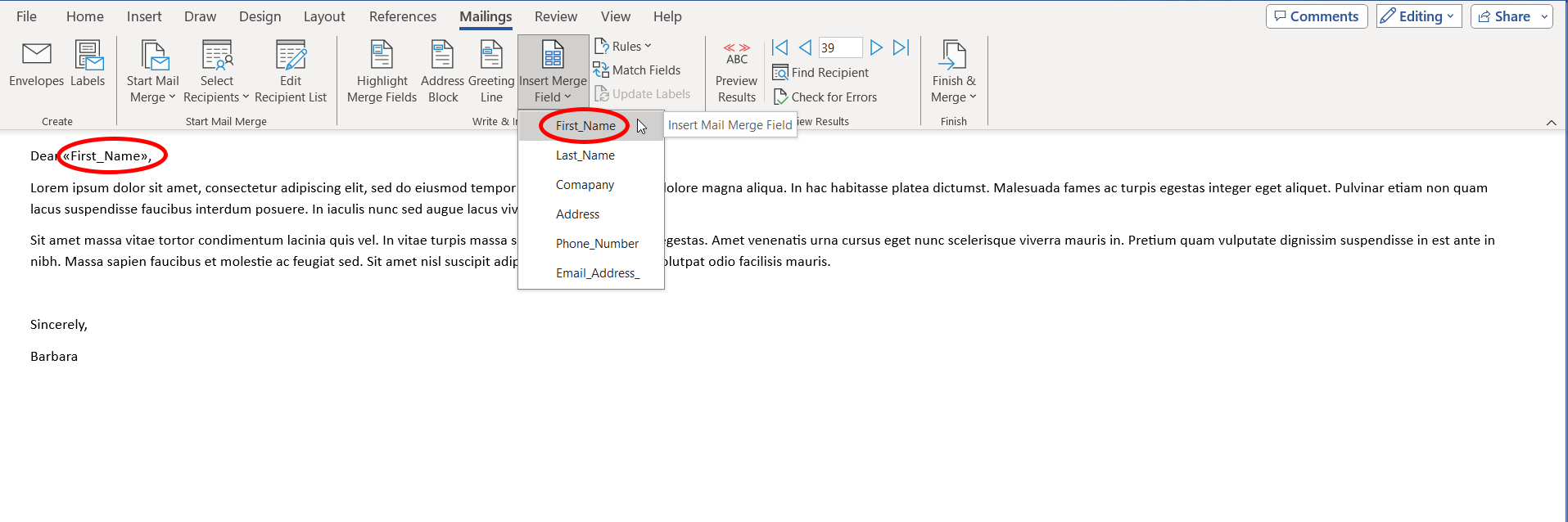 Microsoft Bulk Email Personalized